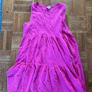 J crew Pink Sleeveless Dress